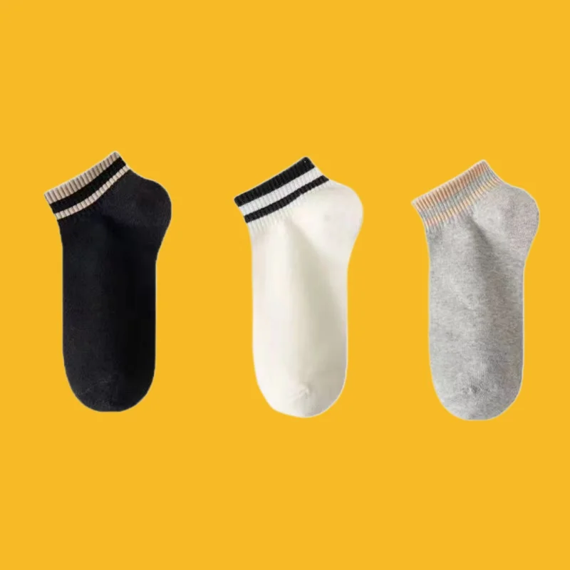 

5/10 Pairs Women's High Quality Sweat-absorbent Breathable Casual Socks Pure Cotton Thin Low Tube Socks Cotton Loose Socks