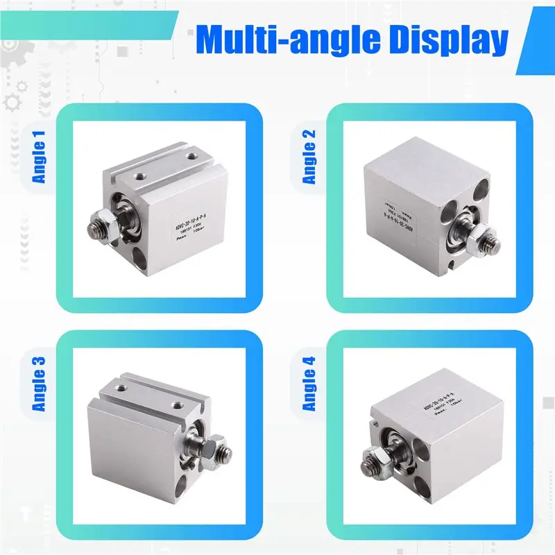 【FAMILY GATHERING】Compact For Automation Equipment Parts Short Stroke Air Cylinder Pneumatic Cylinder ADVC-20-10-A-P-A