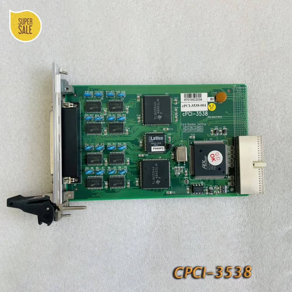 Communication Card Capture Card For ADLINK CPCI-3538 3U 8 RS232 CPCI Fully Tested Good Quality