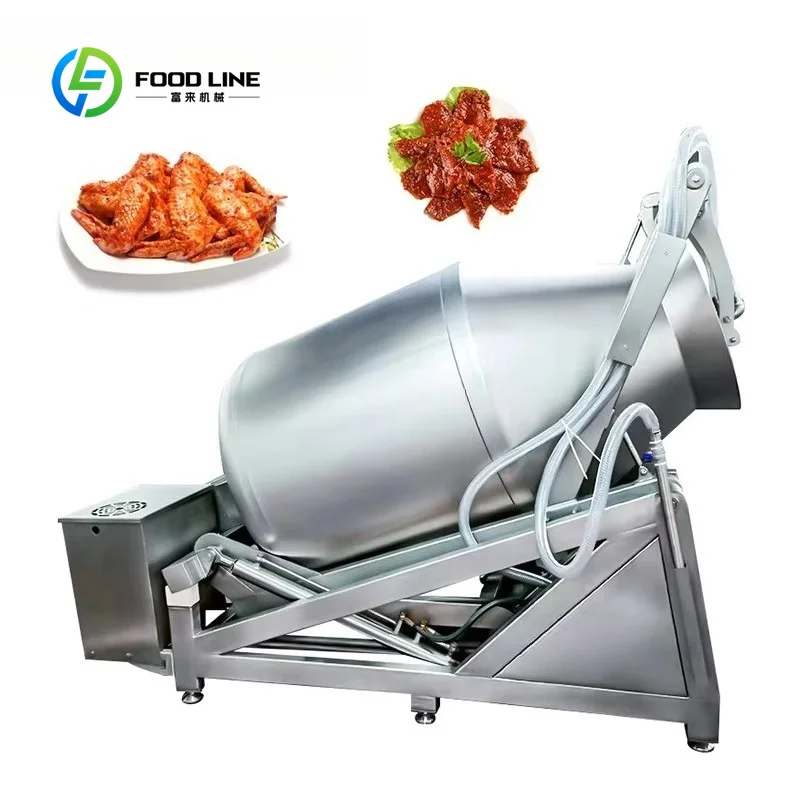 On Sale 100-600L Squid Marinator Chicken Meat Massager  Meat Tumbler Vacuum Marinater Meat Marinating Tumbler Customized