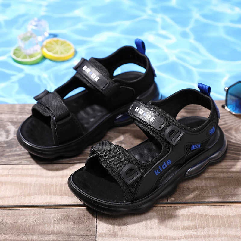 

Детские летние сандалии 2026: Новинка, повседневные, для пляжа и активного отдыха, с мягкой подошвой, удобная обувь для активных детей