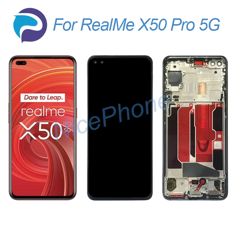 

for RealMe X50 Pro 5G LCD Screen + Touch Digitizer Display 2400*1080 RMX2075, RMX2071, RMX2076 X50 Pro 5G LCD Screen Display