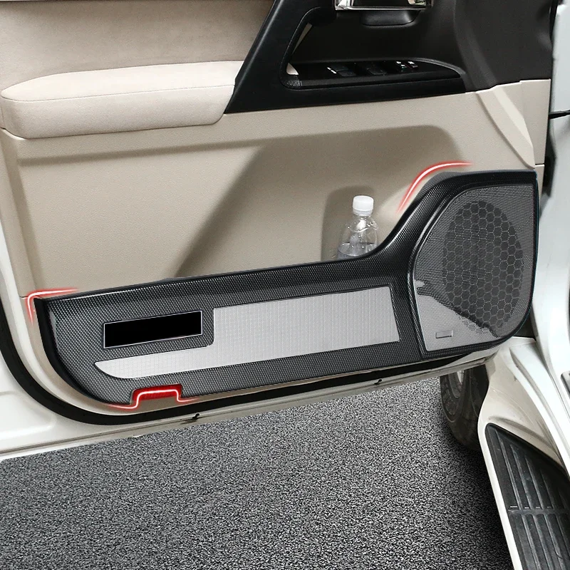 For Toyota Land Cruiser 200 LC200 Door Sill Guard Anti Kick Protection Plate Interior Styling Upgrade Modification Accessories