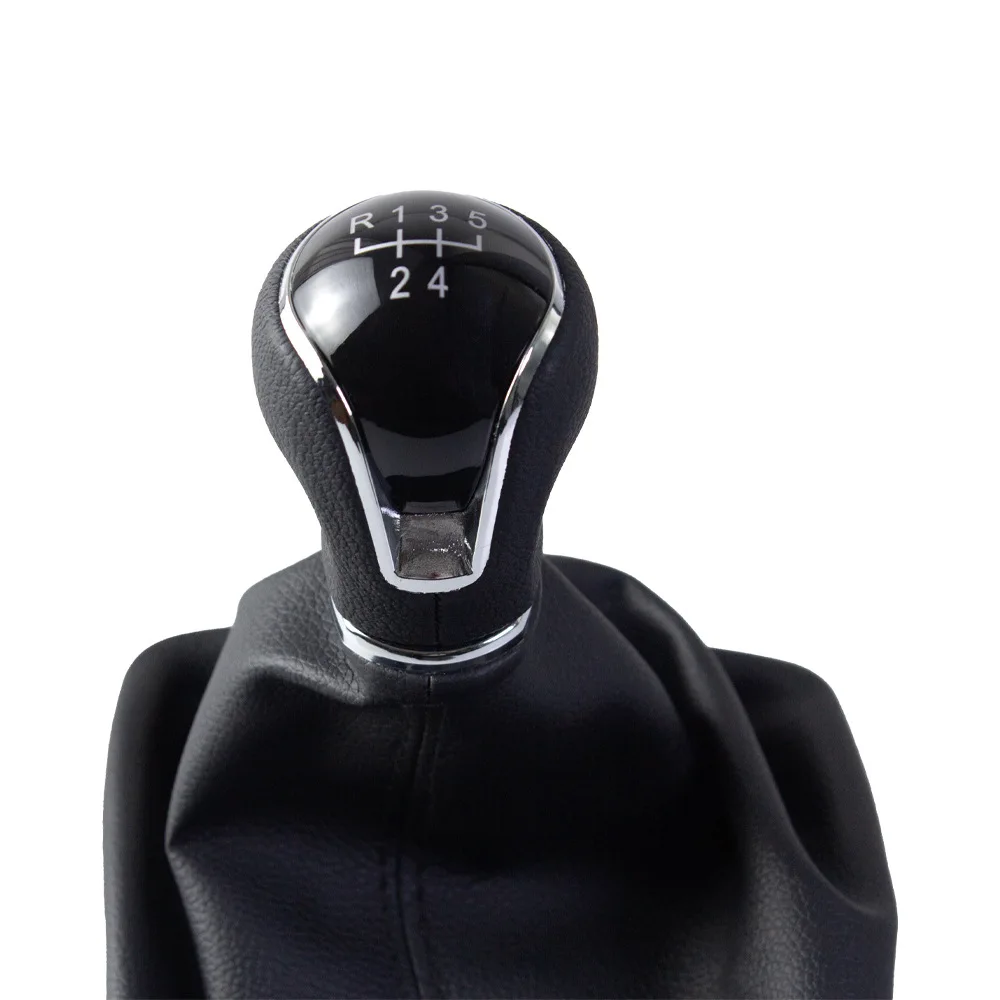 Gear Shift Knob for Seat Leon III MK3 2012-2020 LHD with Shifter Level Stick Gaiter Boot Dust Cover Car Accessories 5/6 Speed