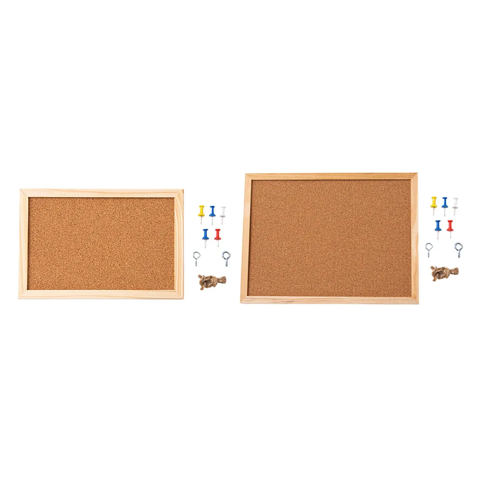 Cork Bulletin Board Corkboard Decorative Photo Display Board Tack Board Home Office Wall Decor Bulletin Board Message Board