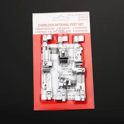 Accessories for overlock stitching machines Presser Feet for Singer 968 Overlock presser foot set of 6