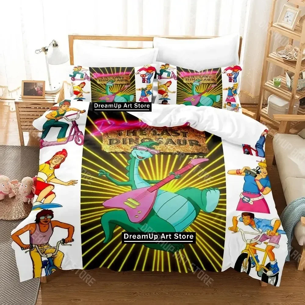 

3D Print Denver the Last Dinosaur Jeremy Bedding Set Single Twin Full Queen King Size Bed Set Adult Kid Bedroom Duvetcover Sets