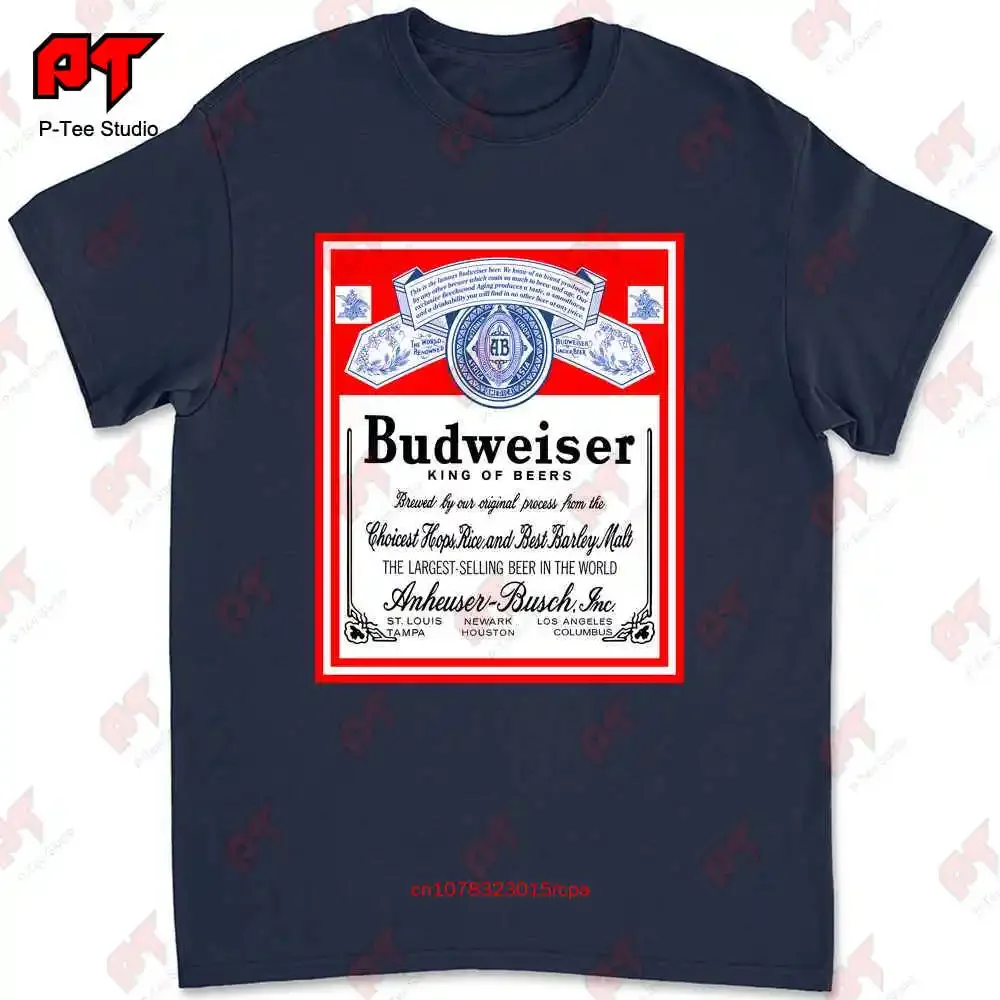 Футболка с логотипом Budweiser Beer Bud 0HBP