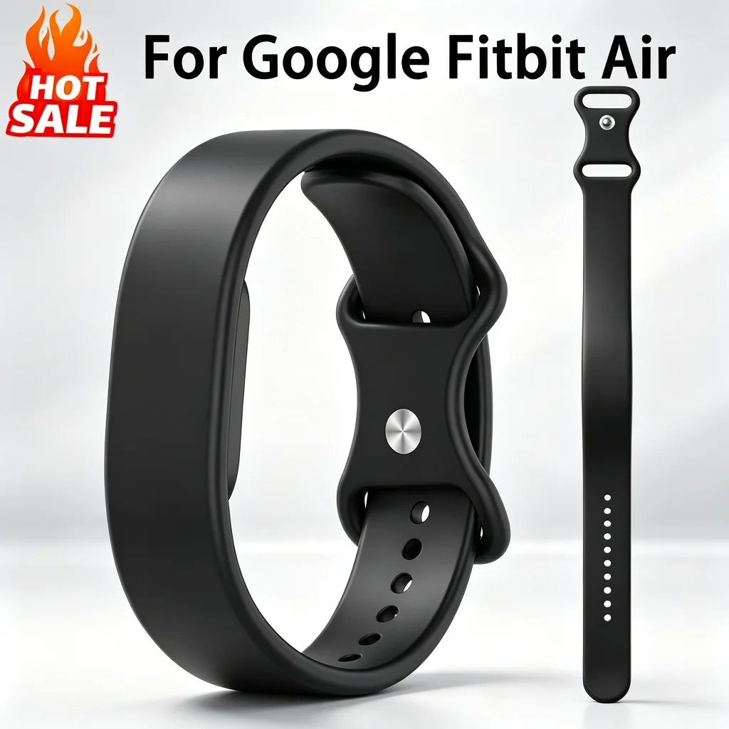 Armband für Google Fitbit Air, atmungsaktives Silikon-Sportarmband, Zubehör, Ersatzarmband, Correa Fitbit Air