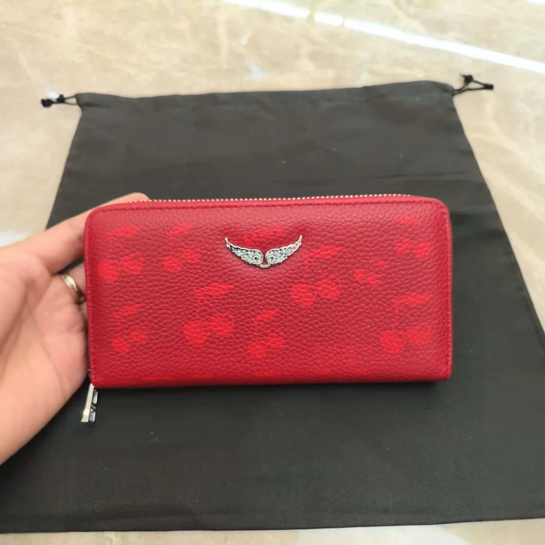 

Кошелек-клатч 2026 с цепочкой, стразами, из искусственной кожи, с отделениями для карт, на молнии, с металлическим ремешком, в стиле бохо, для женщин