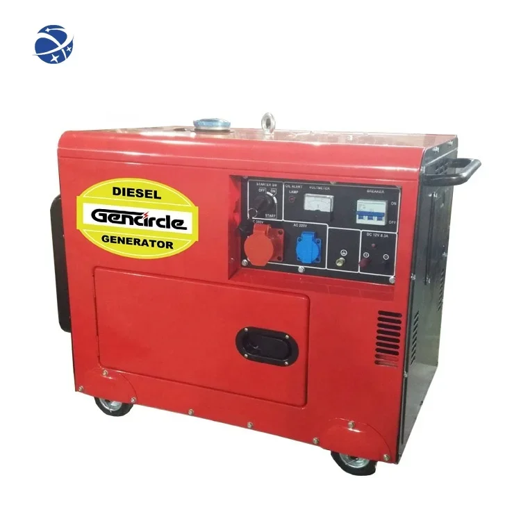 

#YUNYI 6KW Diesel Generator Set AC Three Phase Generation Air-cooled Genset with High Technology Remote System/