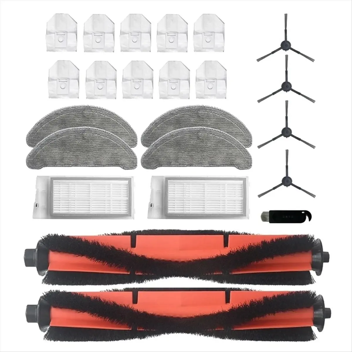 

SAF For Xiaomi Roidmi EVE Plus Robot Vacuum Cleaner Main Side Brush HEPA Filter Mops Cloths Rags Dust Bags Spare Parts