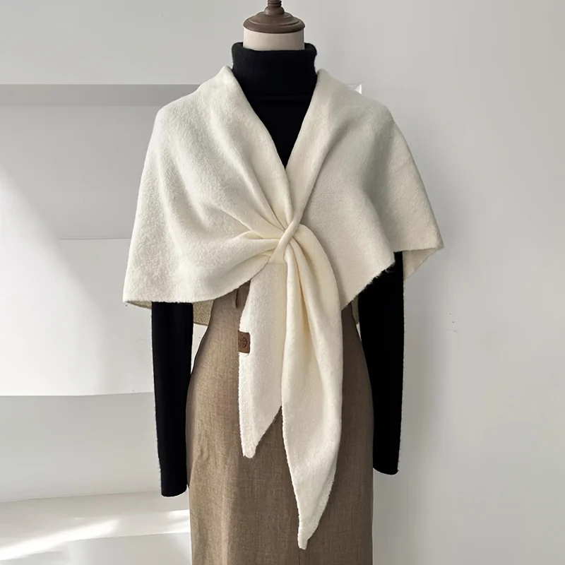 

Lady-friendly Elegant Retro Scarf/Shawl - Soft and Warm Winter Scarf - Non-stretchy Scarf, Suitable for Both Casual and Formal