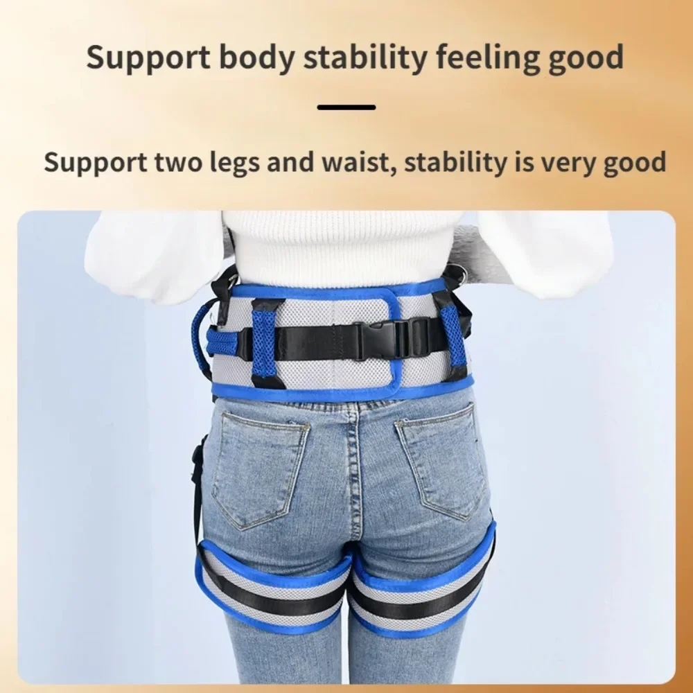 Elderly Transfer Shift Belt Disabled Wheelchair Bed Auxiliary Moving Band Bedridden Walking Gait Standing Exercise Assist Belt