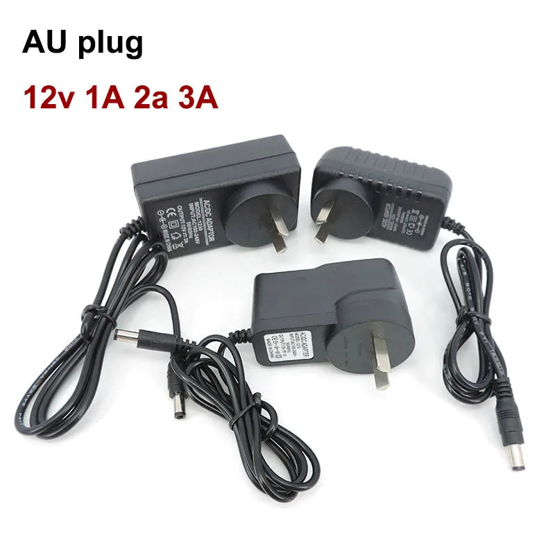 AC 220V to DC 12V 1A 2A 3A AU NZ Plug Transformer Australia 2000ma 3000ma Power Supply Charger Adapter 5.5x2.5 2.1mm new Zealand