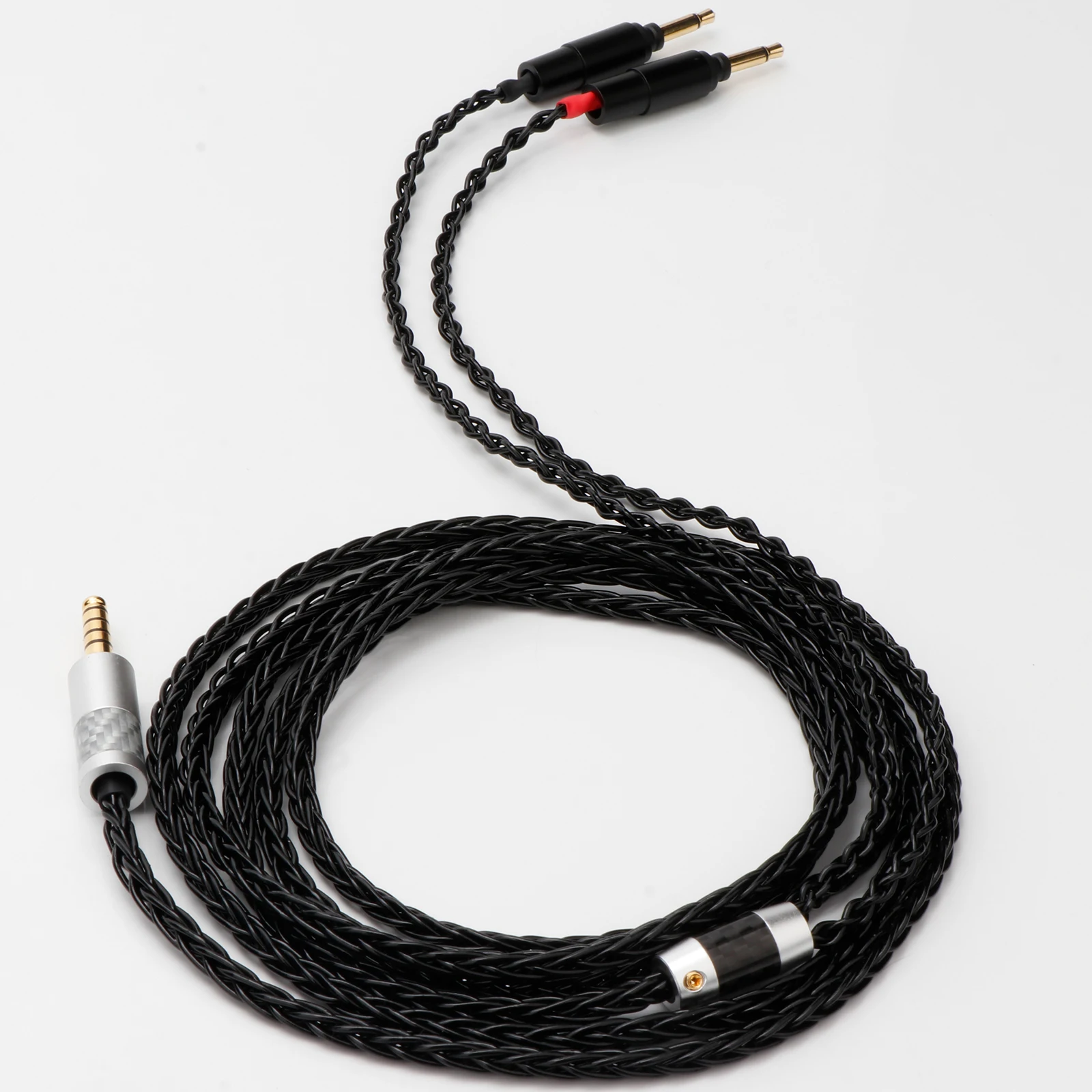 كابل سماعة أذن HIFI مطلي بالفضة 8 النواة ممتاز لياماها YH-5000SE - XLR/2.5/3.5/4.4/6.35 ملم كابل سماعة أذن