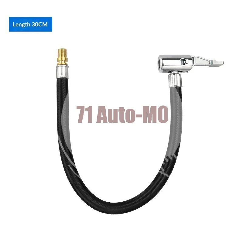 Twist Lock Tire Inflator Hose Extension Adapter Flexible Tube for Car Bicycle Motorcycle Garage Maintenance