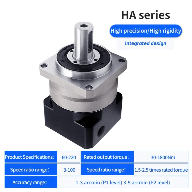 High Precision Rigidity Planetary Gearbox Speed Reducer 20 HP 10:1 Ratio ODM Customizable Machine Tool Drive Motor Reducers