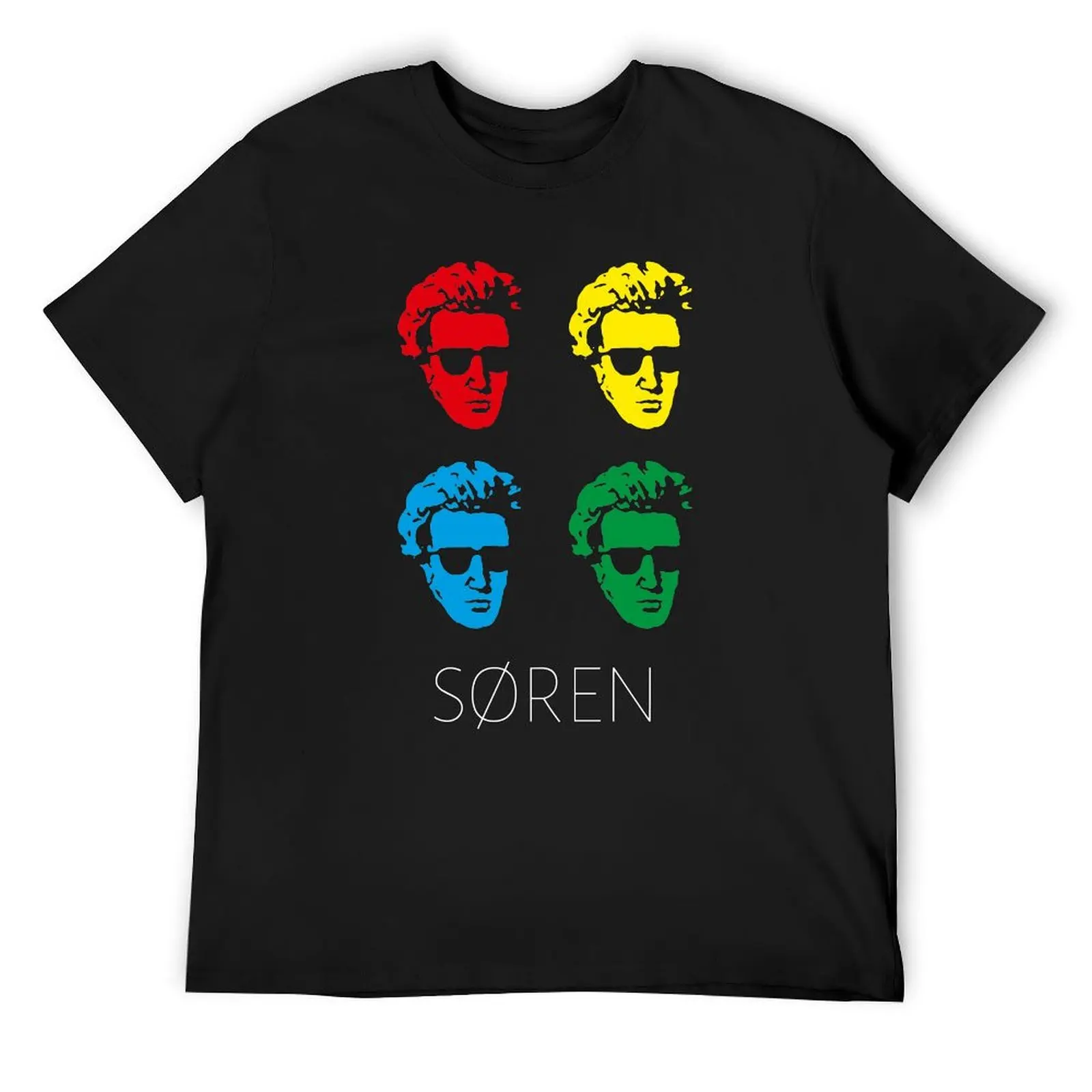 

Soren Kierkegaard - Pop Art Portraits T-Shirt custom t shirt anime shirt oversizeds mens vintage t shirts