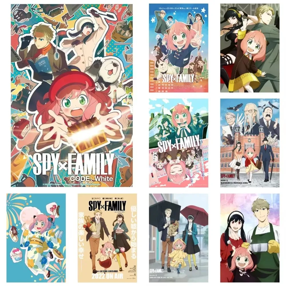 500/1000/1200/2000PCS Puzzles for Spy X Family Anime Jigsaw Puzzles Brain Challenge Game Gift Home Decor Educational Toys