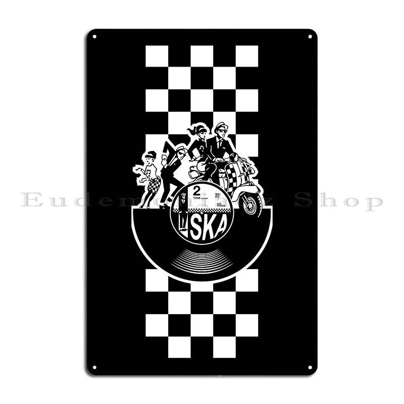 in the mood for ska Metal Sign Wall Decor Party Wall Cave personalized Club Bar Tin Sign Poster