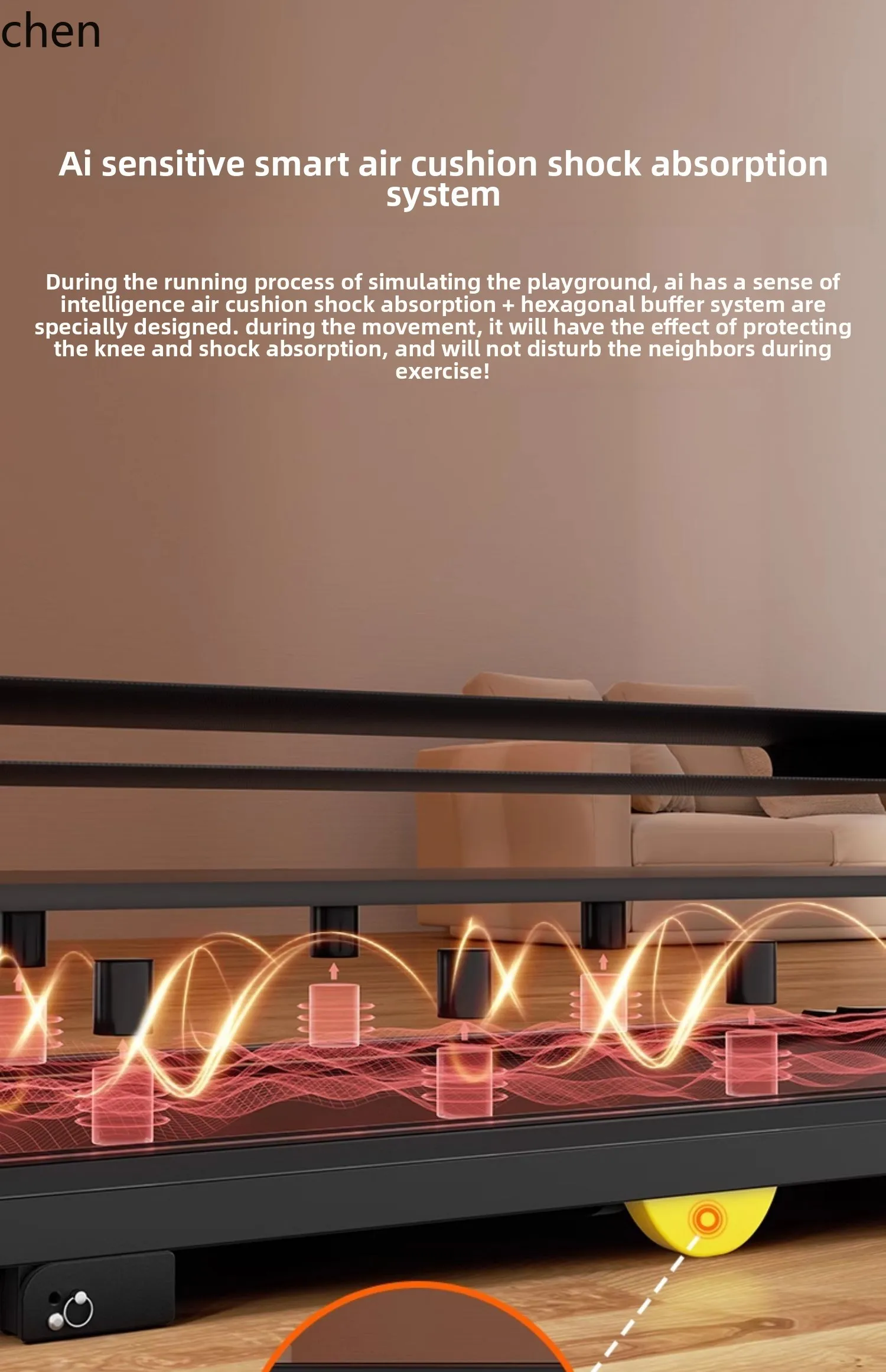 LXC Treadmill Household Small Weight Loss Climbing Indoor Walking Machine Folding Silent Walking Machine Home Fitness Equipment