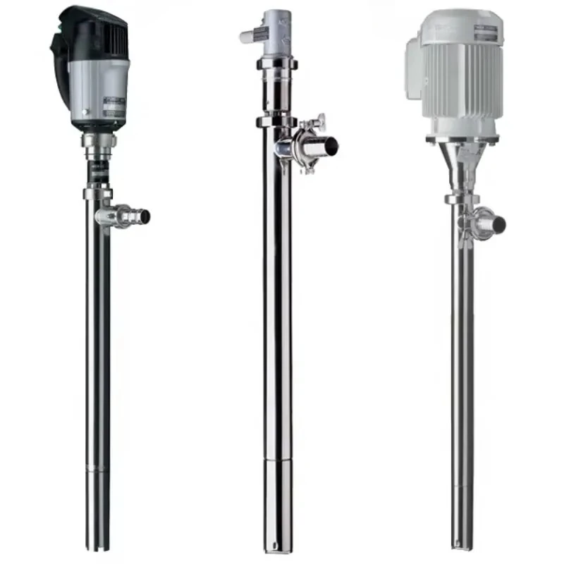 Electric Barrel Pump for 55 Gallon Steel Drum High Viscosity Oil Pump for Heavy Duty Fluid Transfer