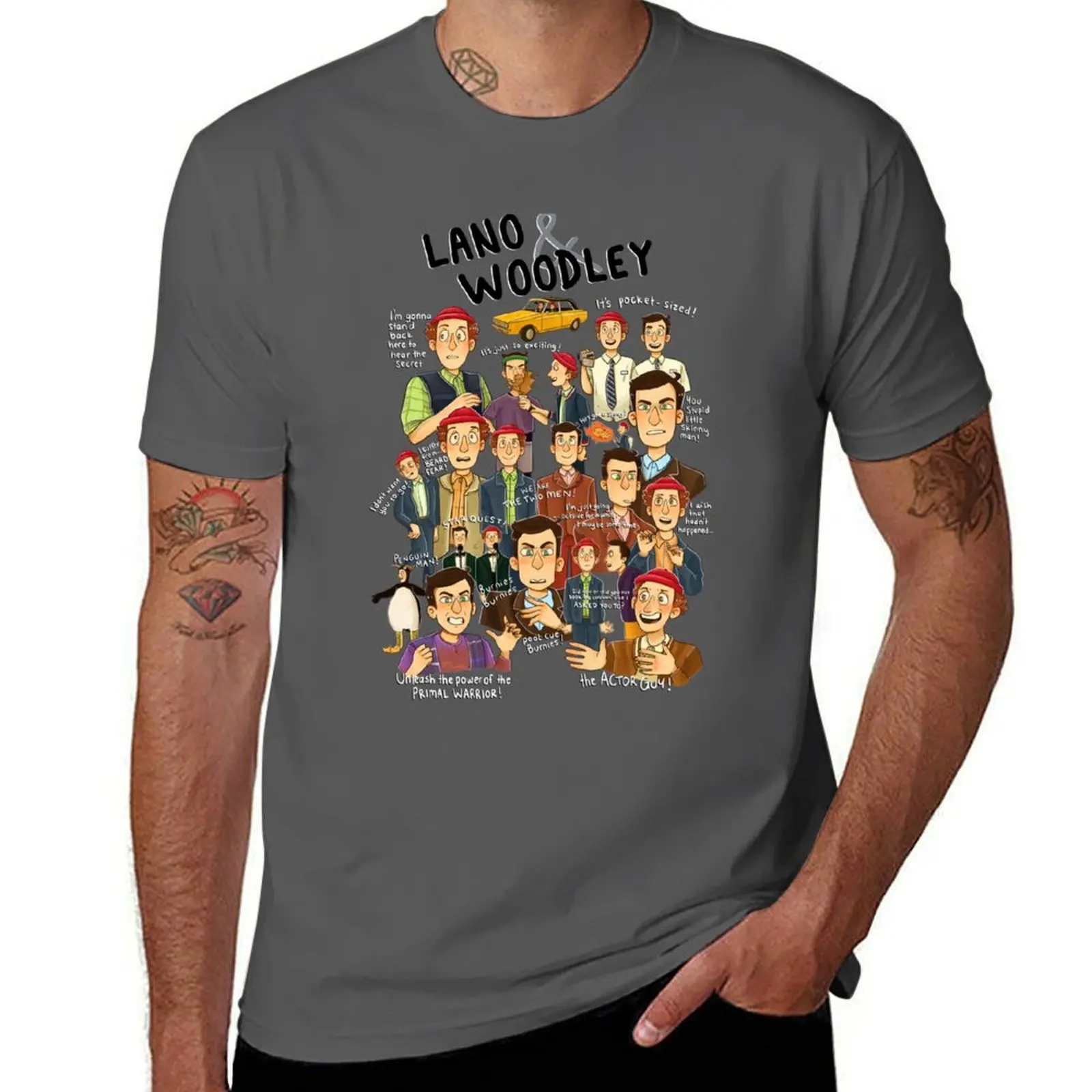 

Lano and Woodley Compilation T-Shirt summer top T-shirts oversize mens t shirts pack