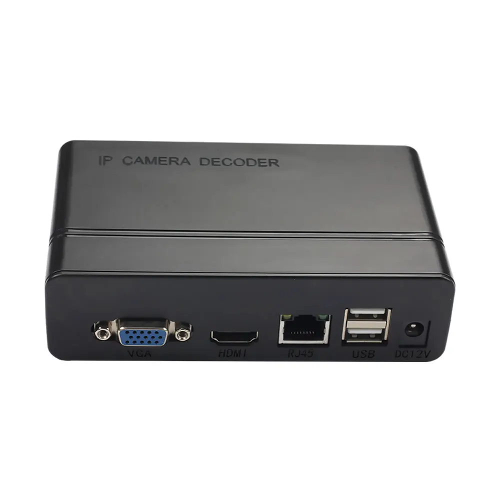 GENATA H.265+ 8CH 5MP Video IP Decoder for IP Camera 100M Transmission Distance