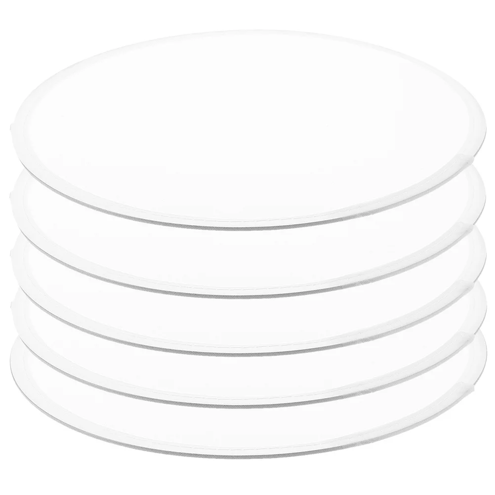 

5pcs Folding Hand Fans Portable Lightweight Retro Foldable Fan For Dance Party Photography Japanese Style Circular Fan