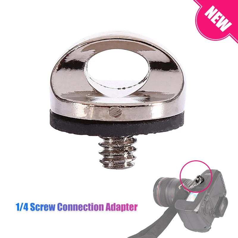 

Camera 1/4 Screw Connection Adapter Metal Shoulder Strap Screw Safety Quick Shooter Shoulder Strap Safety Rings Components Tools
