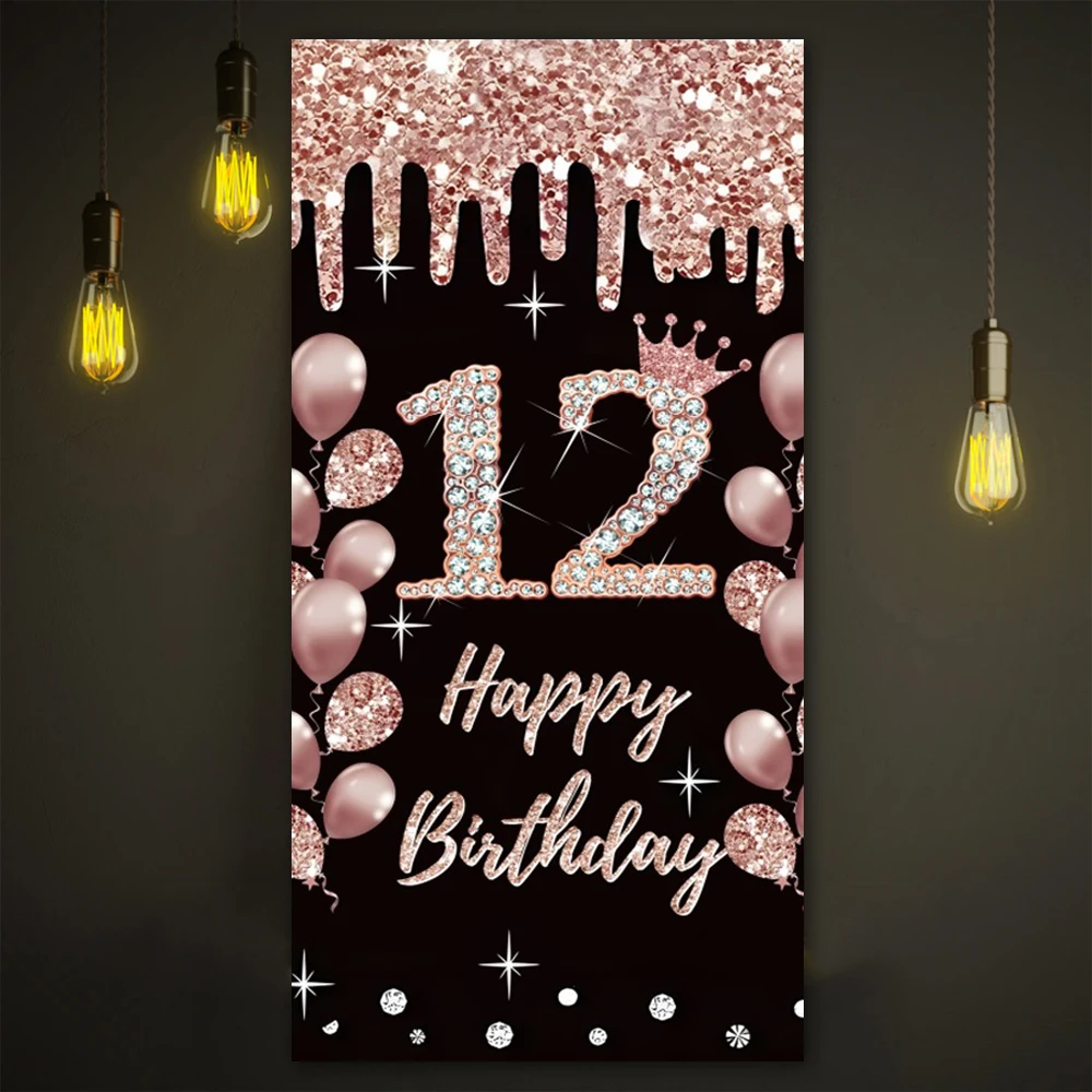 Photography Background for 18st Birthday Party 1/3/15/18/21/30/40/60/80st Backdrop for Birthday Theme Decor Photo Booth 1mx2m