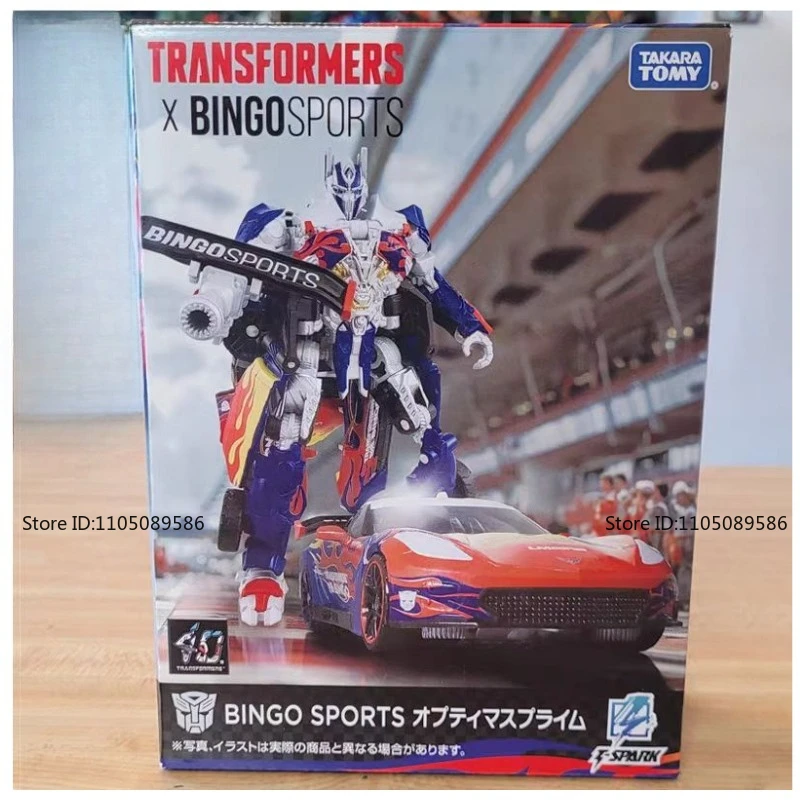 

Новые продукты на складе, совместный бренд Transformer Limited Bingo Sports Optimus Prime, студийная фигурка, украшения, робот, игрушка, подарок на праздник
