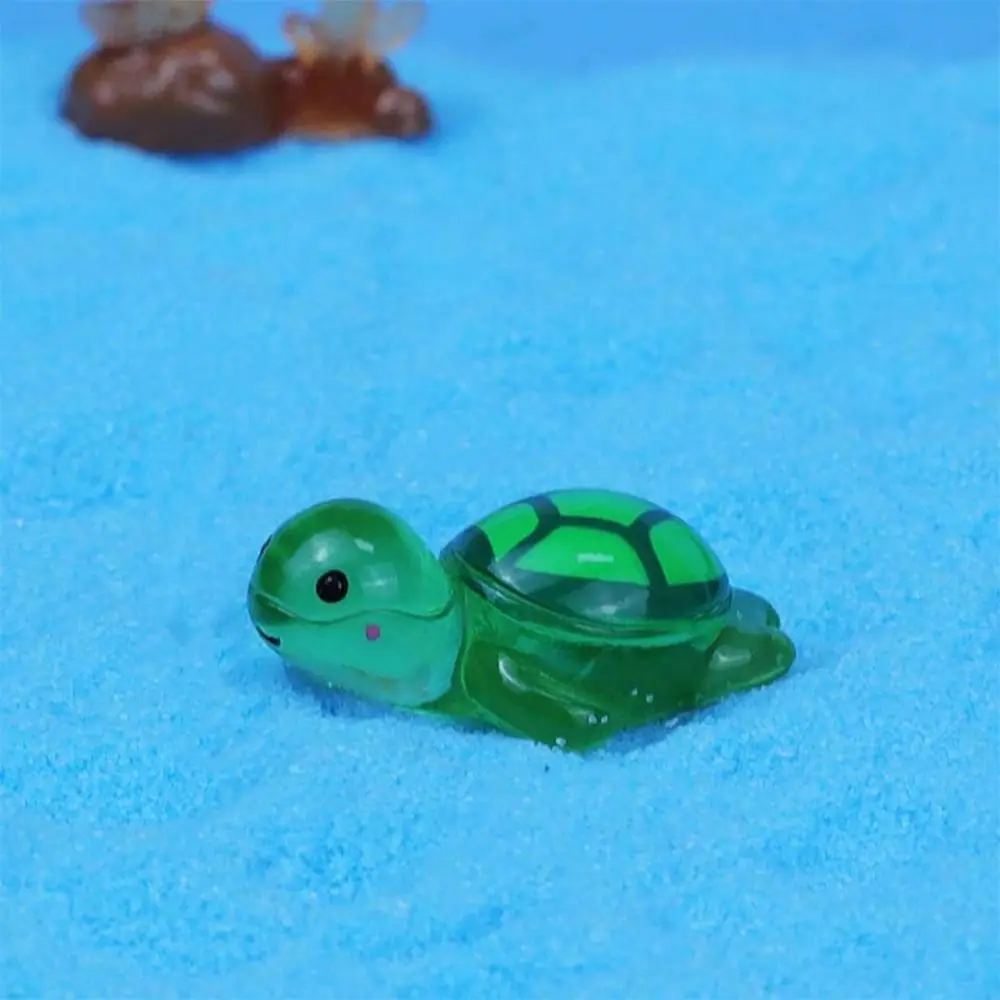 

Cartoon Luminous Ocean Animal Ornament Cute Resin Crafts Ocean Animal Miniature Figurines DIY Mini Ocean Animal Statue