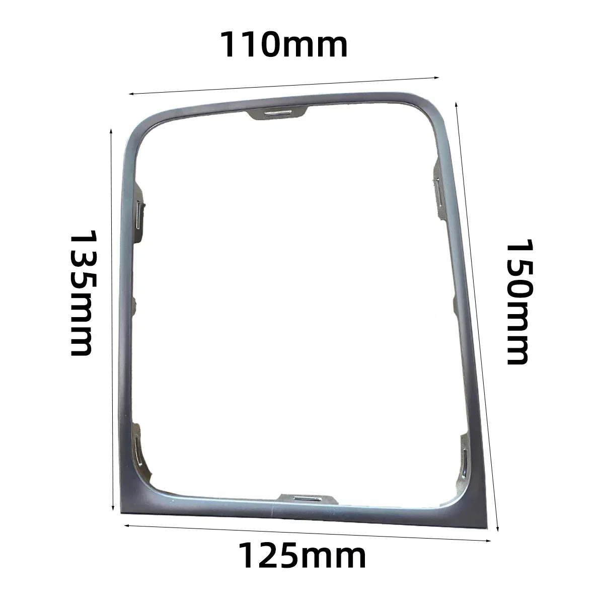 x1 LHD Automatic Manual Transmission DSG Gear Shift Boot Panel Chrome Cover Trim For VW Golf 7 7.5 R Line GTI GTD GTE 2014-2021