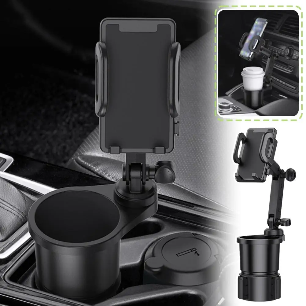 

Adjustable Car Cup Holder Cellphone Mount Stand Universal Car Water Cup Holder Mobile Cell Phone Bracket Support For Iphone L9J2