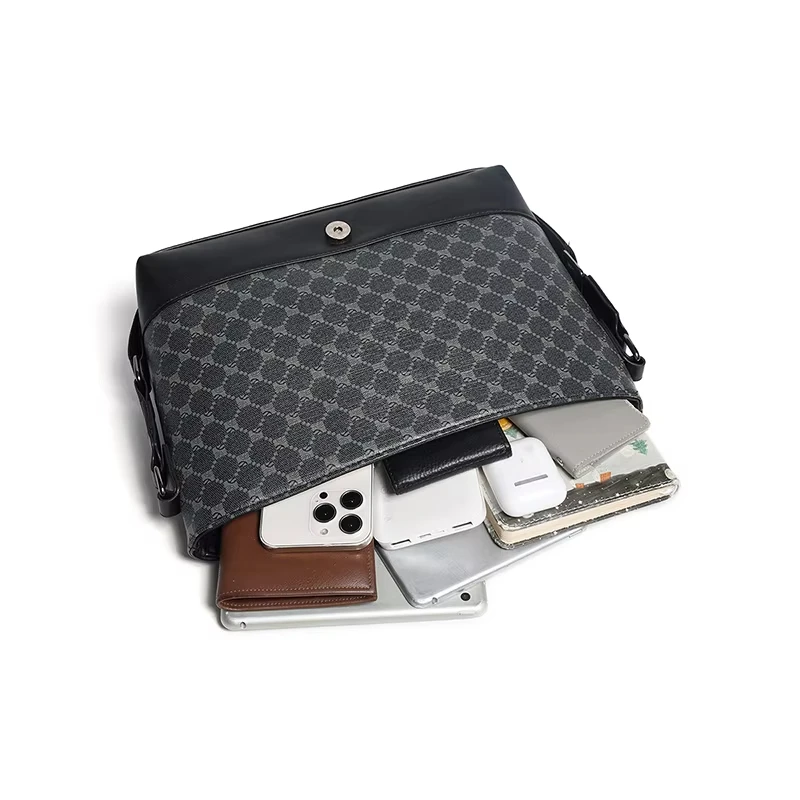 Borsa a tracolla grande in pelle da lavoro per borse da uomo Borsa a tracolla da uomo casual di design Borsa a tracolla da lavoro di lusso