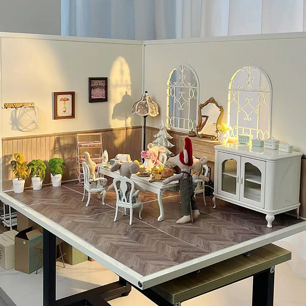 Aizulhomey Metal Dollhouse Móveis Miniatura Princesa Cadeira para 1/12 Bonecas OB11 GSC Dollhouse Acessórios Mini Cozinha Brinquedos