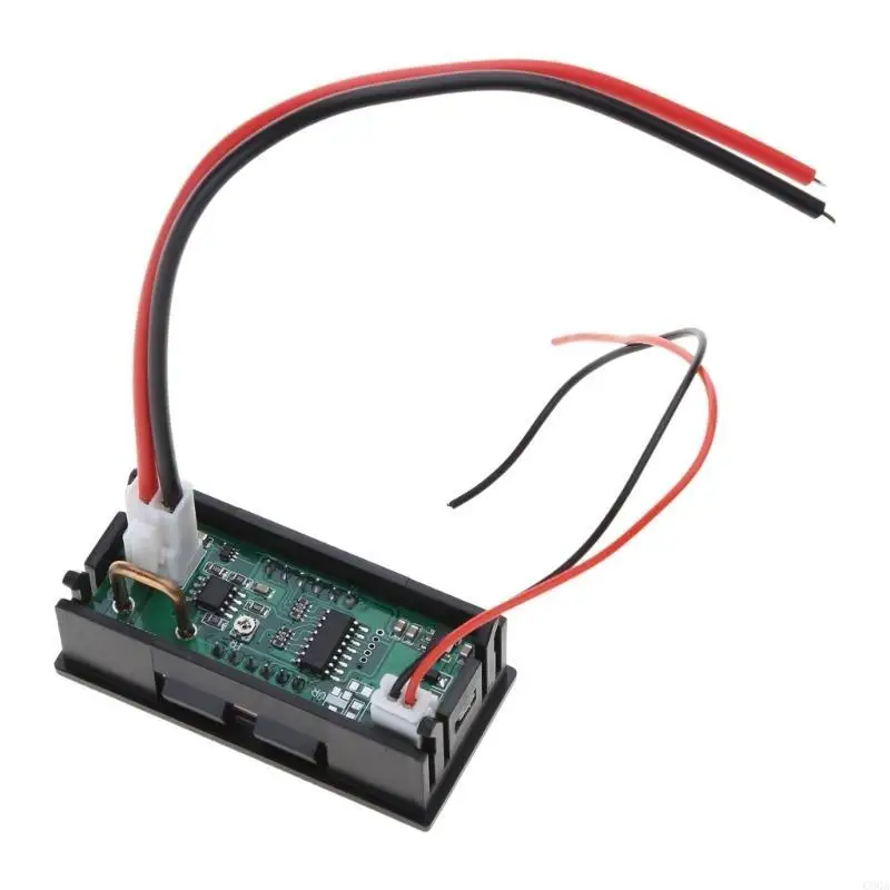 

C90A 4 Digit Digital Ammeter for DC 0-9.999A Current Meter Tester Red LED Display Pan