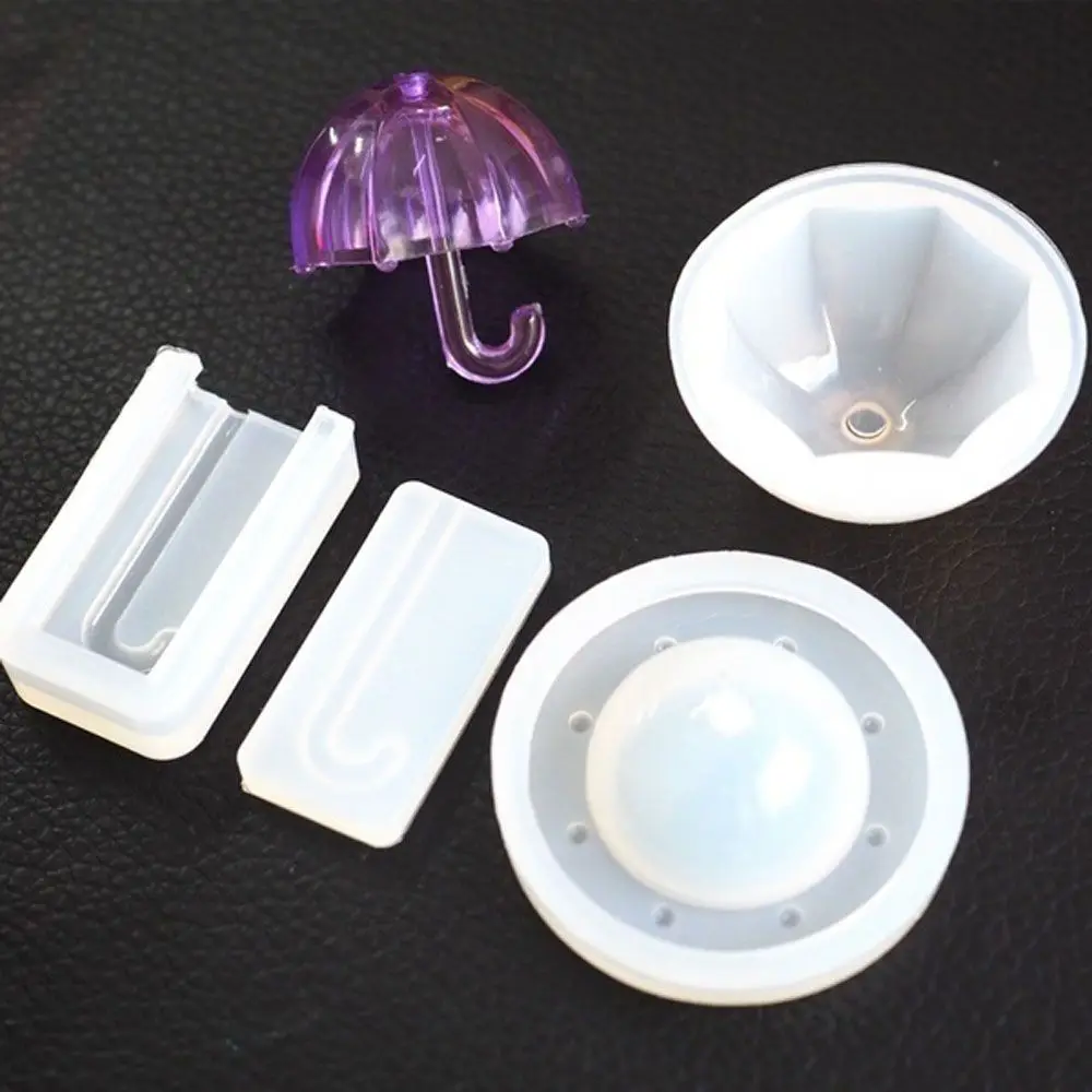 3D Multifunction Silicone Epoxy Mould Jewelry Making UV Resin Mold Umbrella Shape Jewelry Tool