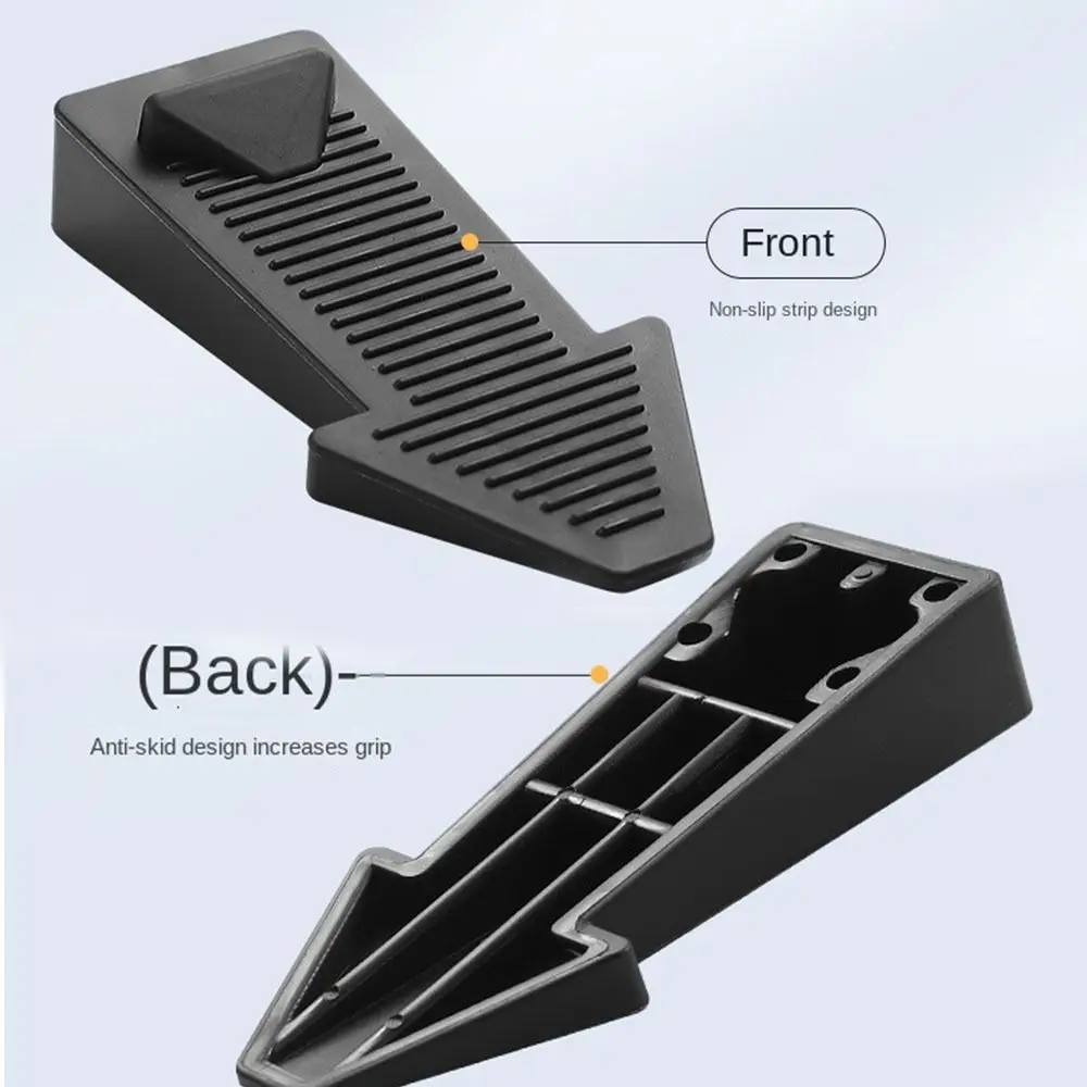 2Pcs Wind resistant Doorstops Door Stopper Buffer Safety Door Stop Rubber Stackable Door Rear Retainer Home Office