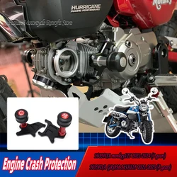 For HONDA monkey125 5 gears Motorcycle Modifications Accessories GROM MSX125 Engine Crash Protection support 2021 2022 2023 2024