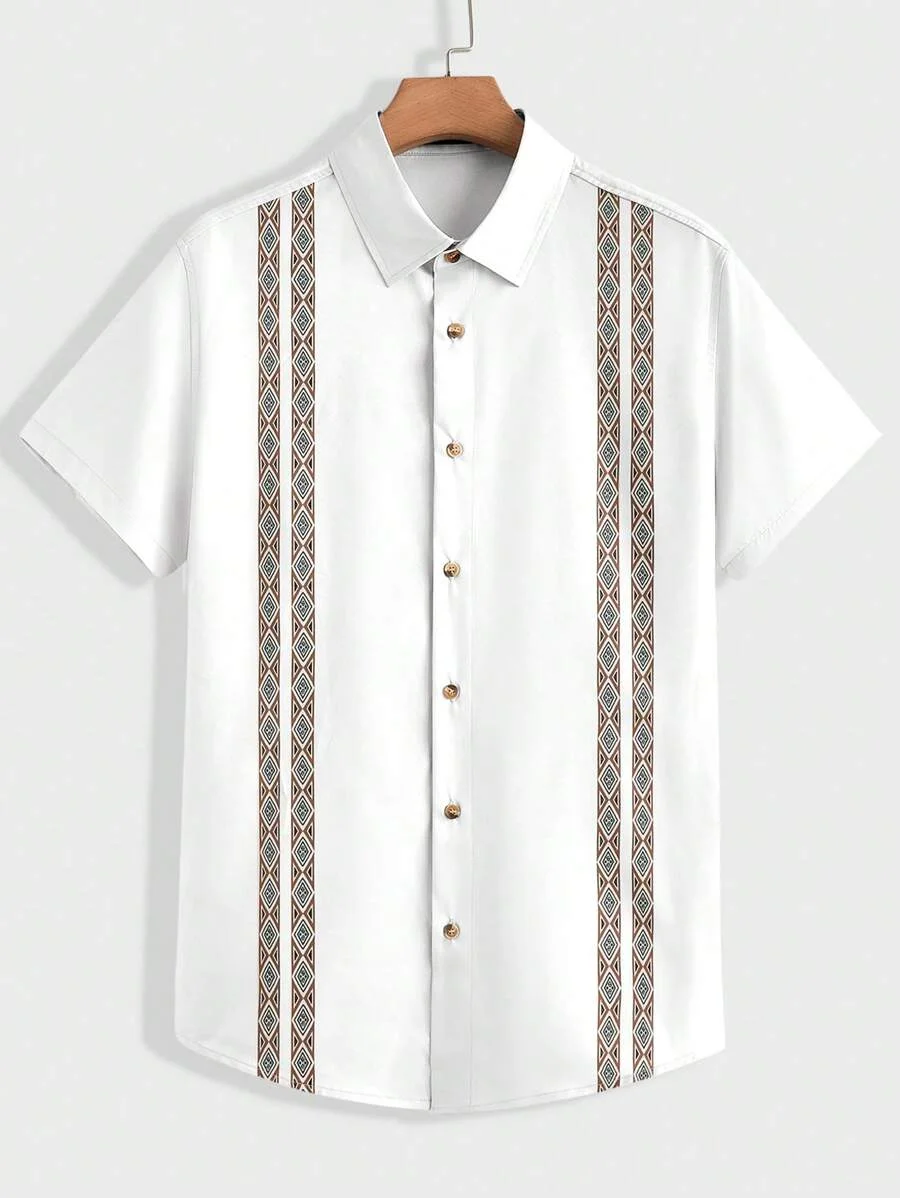 メンズシャツローズ 3D プリント半袖シャツ夏の快適な休日日常メンズ半袖シャツパーソナライズされた服