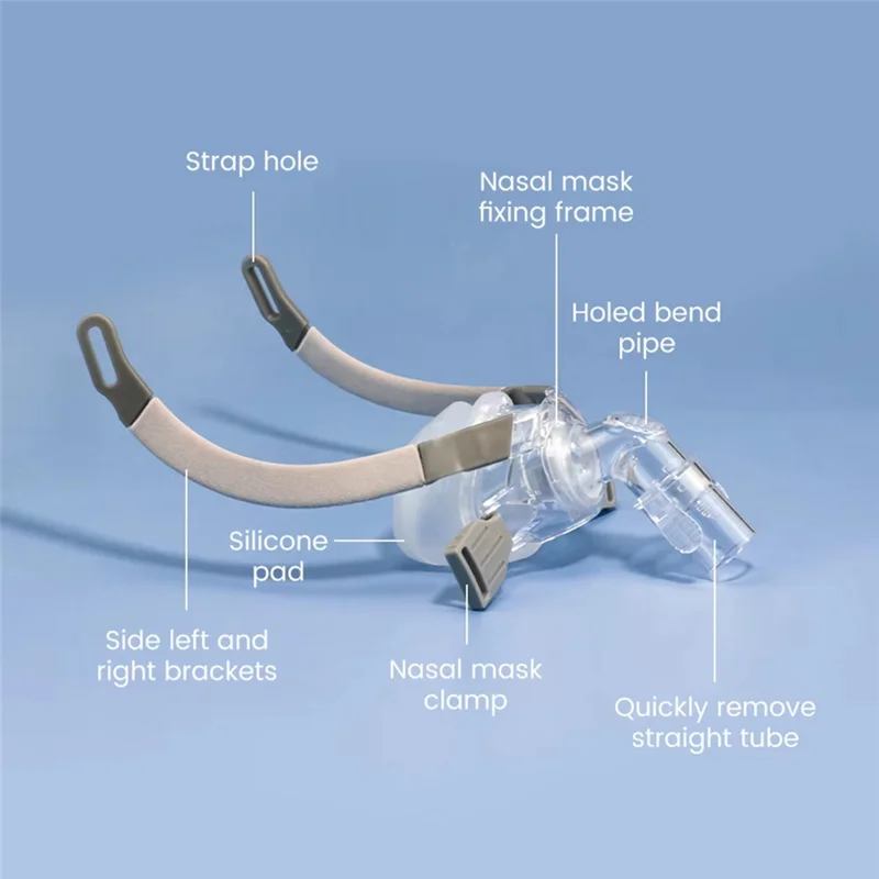 

ABCA-регулируемый головной убор, полнолицевая маска CPAP Auto CPAP BIPAP, носовая маска для сна, апноэ, храпа, люди, силиконовая маска для сна