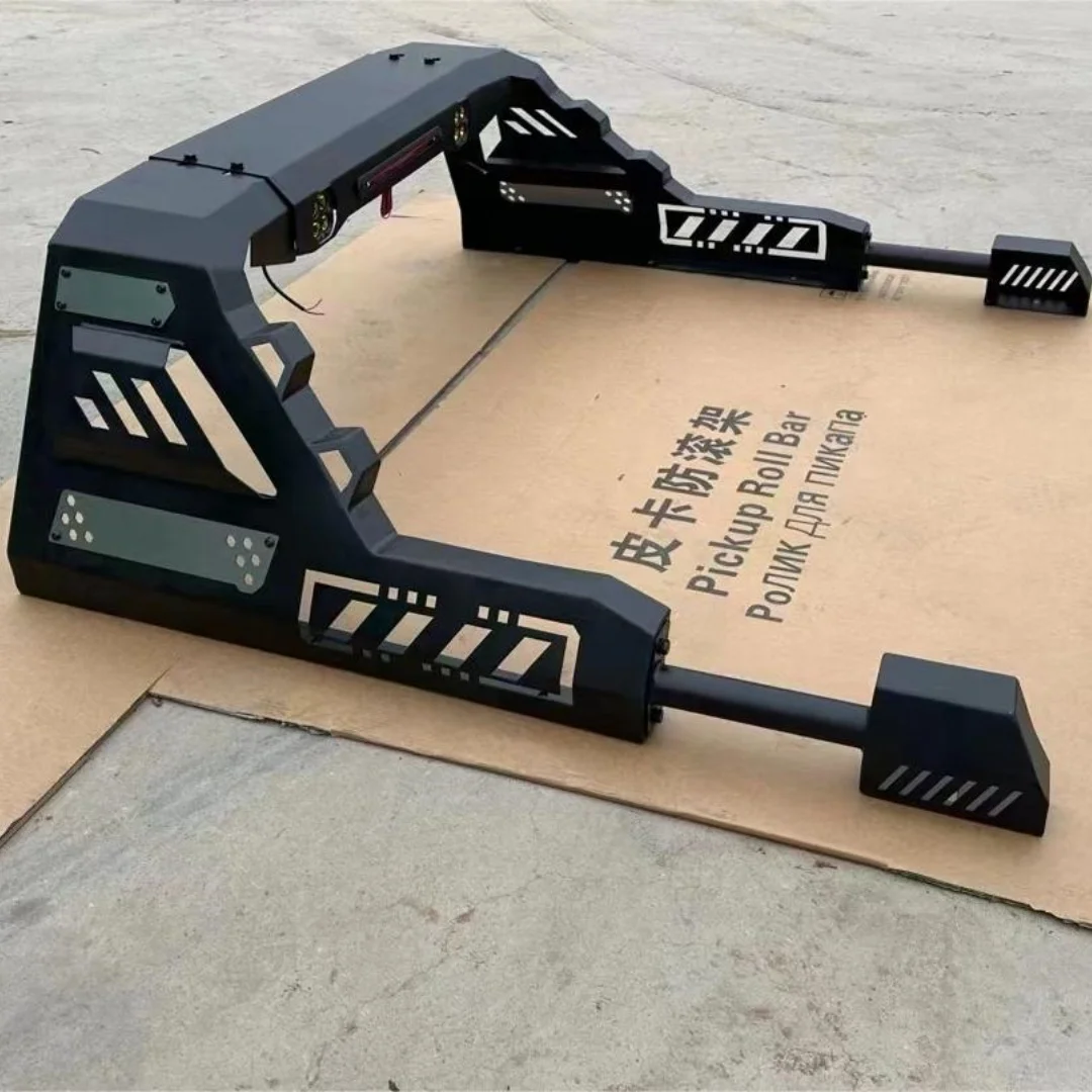 

Wholesale 4x4 Pick up Universal Roll bar with Spotlight Pickup Accessories Universal Roll Bar for Ford Ranger Hilux Revo Nissan