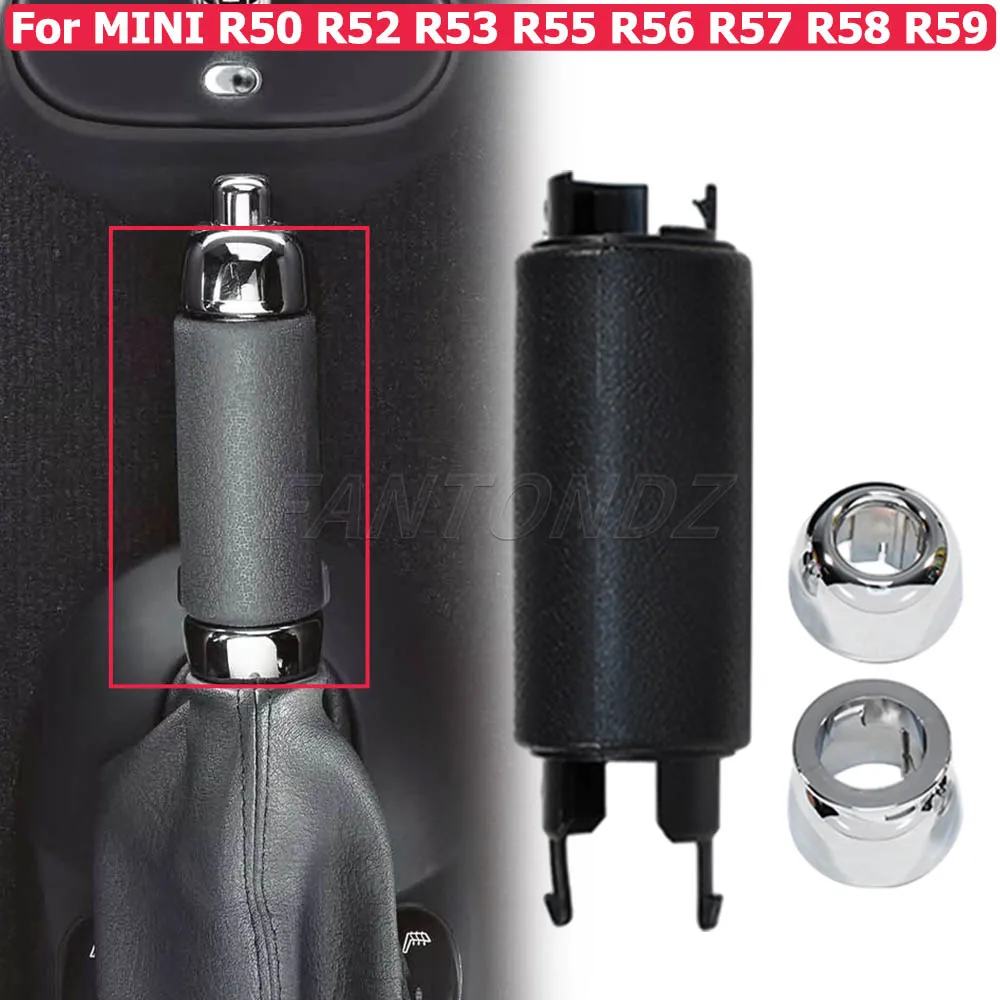 34406774436 Handbrake Handle Grip Black Chrome For MINI R50 R52 R53 R55 R56 R57 R58 R59