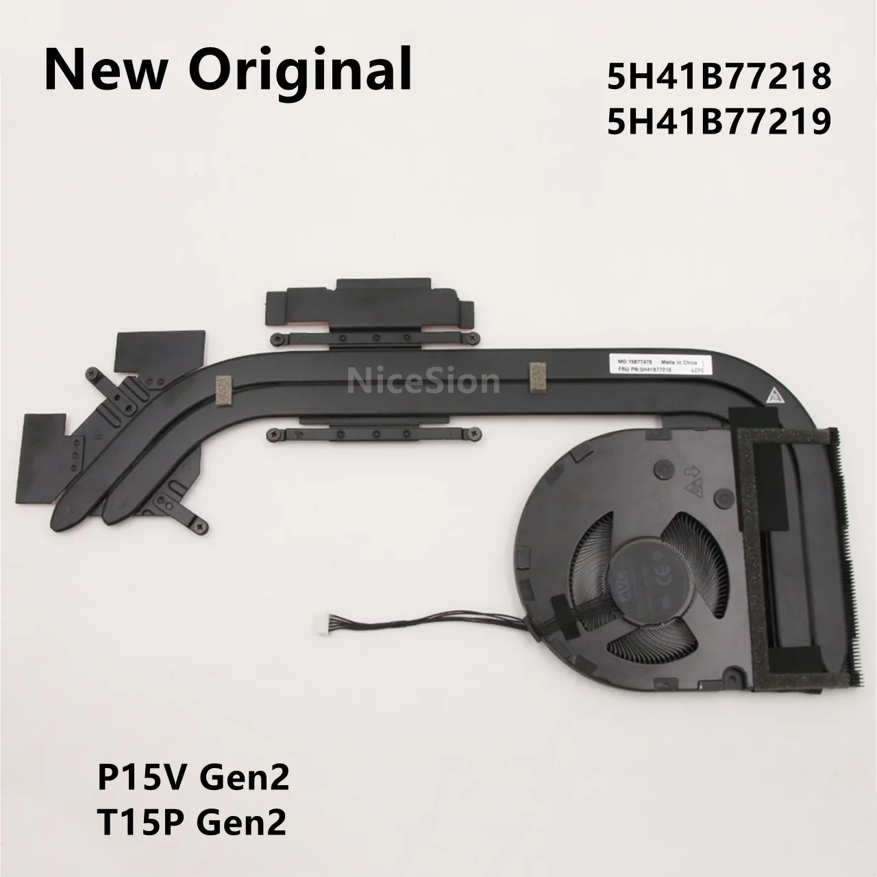 New Original For Laptop Lenovo ThinkPad P15V Gen 2 T15P Gen 3 CPU Cooling Fan Heatsink Radiator SWG Cooler FRU PN:5H41B77218/9