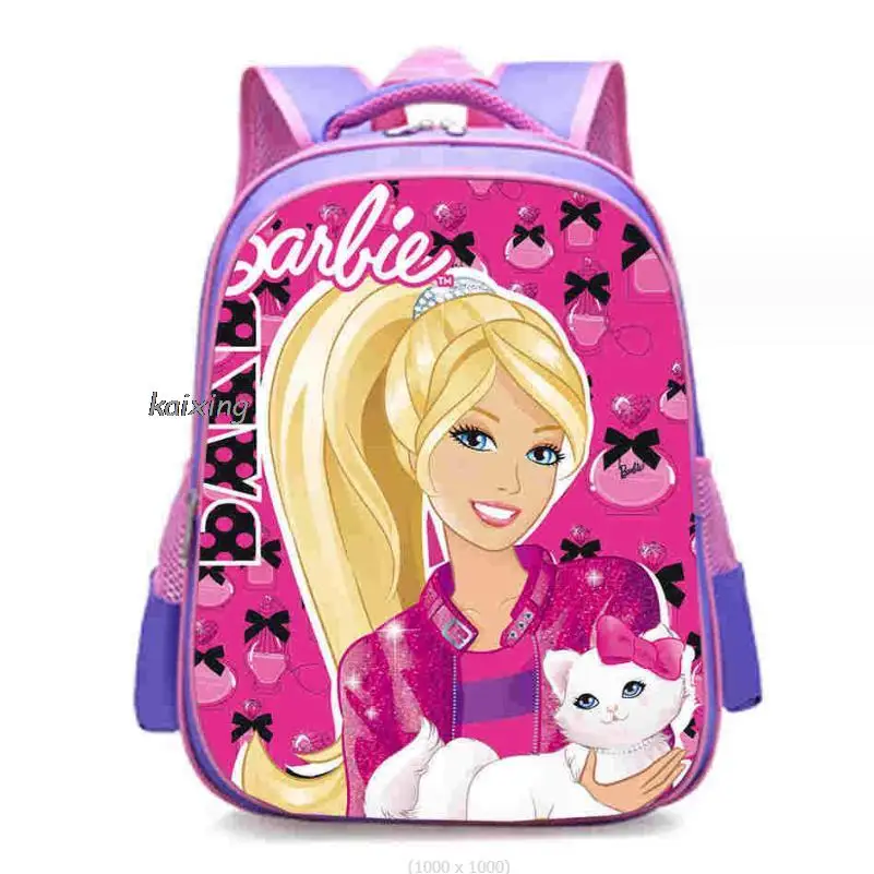 Fashion 14 inch Backpack Barbie the movie School Backpack for Girls Boys Book Bag Shoulder Backpacks Mochila Infantil