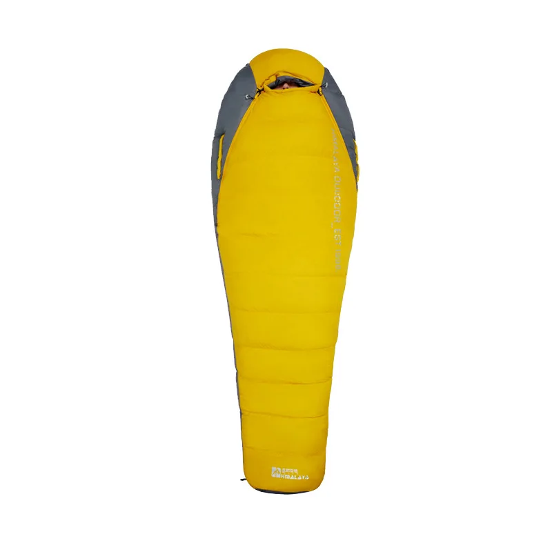 ถุงนอนขนเป็ดน้ำหนักเบาสำหรับผู้ใหญ่ สำหรับตั้งแคมป์กลางแจ้ง ทนความหนาว อุ่นสบาย พกพาสะดวก แบบมัมมี่