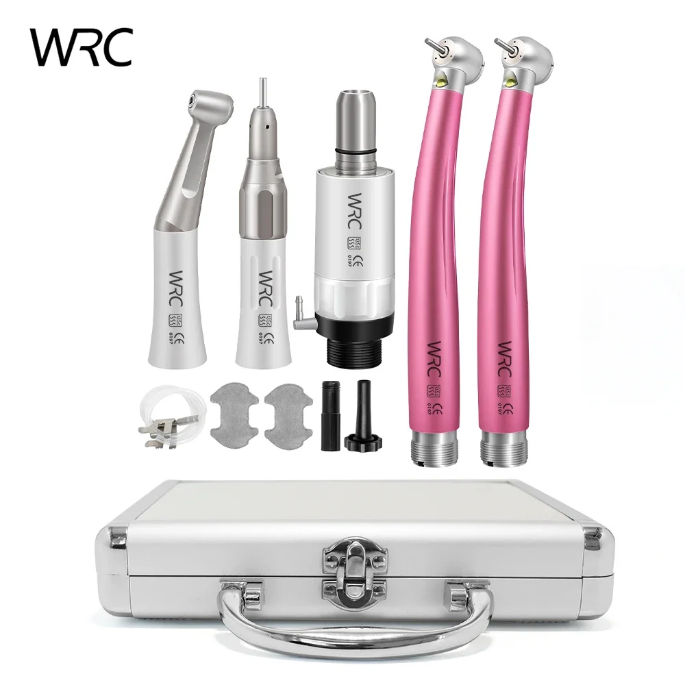 Dental High & Low Speed Handpiece kit Straight Contra Angle Air Turbine 2/4 Hole Dentist Dental Euipment Tools Materials